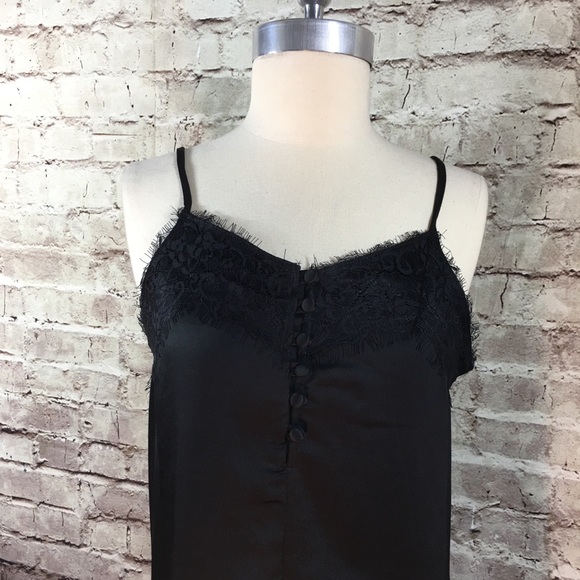 Fourteenth Place slip black dress lace sz … - Picture 2 of 8